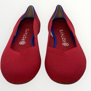 Rothy’s The Flat Round Toe Lightweight Washable Classic Ballet Slip On. Size 9.5